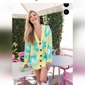 HYFVE Floral Oversized Cardigan